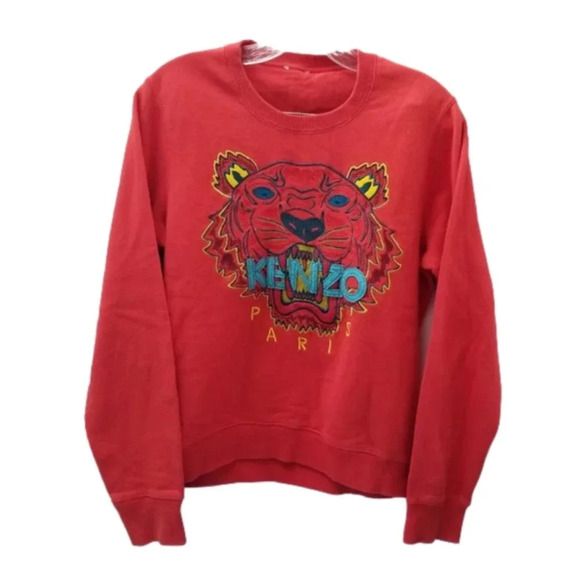 KENZO  Red Tiger Crew Neck S - Picture 1 of 10